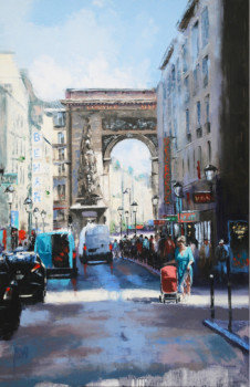 Œuvre contemporaine nommée « La porte Saint Denis », Réalisée par SYLVIE JULKOWSKI-EGARD