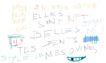 Œuvre contemporaine nommée « stylé! LOL », Réalisée par DAVID SROCZYNSKI
