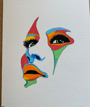 Œuvre contemporaine nommée « Portrait », Réalisée par MICKA