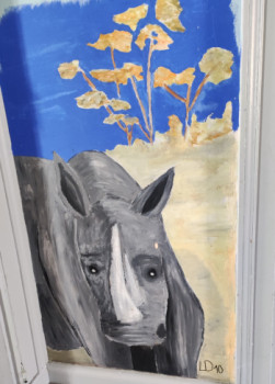Œuvre contemporaine nommée « Rhino », Réalisée par LD