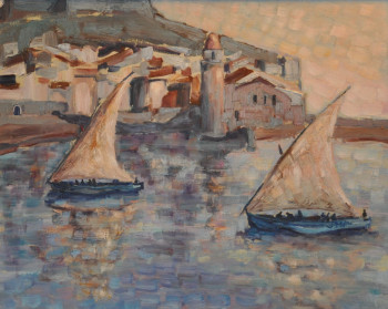 Œuvre contemporaine nommée « Voiles », Réalisée par PHILIPPE JAMIN