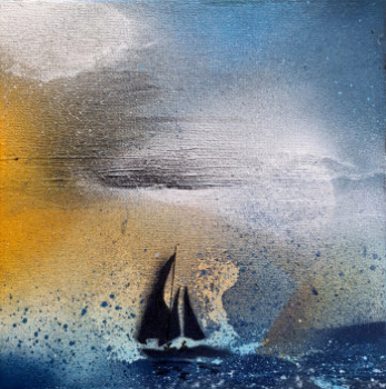 Œuvre contemporaine nommée « Orage », Réalisée par KELLESTOM