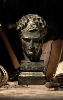 Œuvre contemporaine nommée « Buste Napoléon en Bronze », Réalisée par ATELIER MISSOR