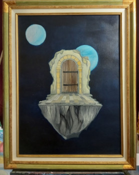 Œuvre contemporaine nommée « la porte du destin », Réalisée par LOSTBOY