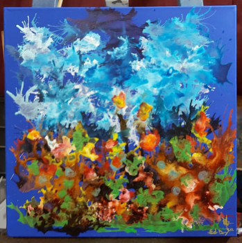 Œuvre contemporaine nommée « barrière de corail », Réalisée par LOSTBOY