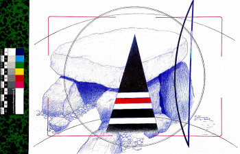 Œuvre contemporaine nommée « lieux d'éternité 3 », Réalisée par FERREIRA-ROCHA  /  LUARFR