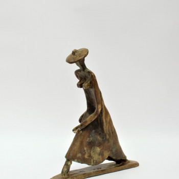 Œuvre contemporaine nommée « La femme qui marche (n° 283) », Réalisée par DIDIER FOURNIER