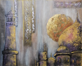 Œuvre contemporaine nommée « Taj-Mahal (VENDU) », Réalisée par ANNE ROBIN