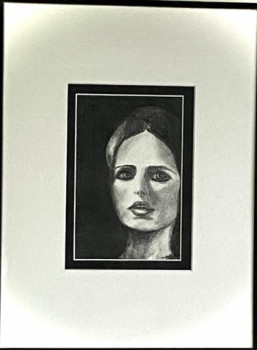 Œuvre contemporaine nommée « Femme en clair obscur », Réalisée par TINA