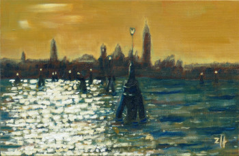 Œuvre contemporaine nommée « Venezia 2 », Réalisée par JEAN-FRANçOIS ZANETTE