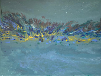 Œuvre contemporaine nommée « Le ciel après l'orage », Réalisée par CRISTINA MURAT ART