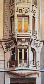 Œuvre contemporaine nommée « Façade Brotteaux Lyon », Réalisée par GILLEROY