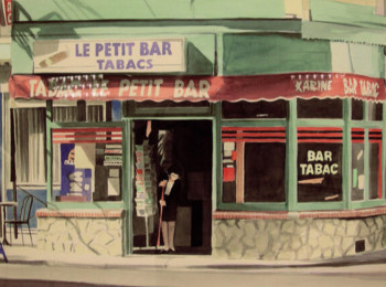 Œuvre contemporaine nommée « Le petit bar », Réalisée par GILLEROY