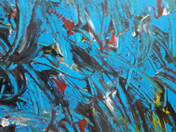 Œuvre contemporaine nommée « Bleue », Réalisée par THIERRY BOUR