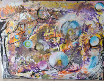 Œuvre contemporaine nommée « "Bulles de douceur d'âmes" », Réalisée par SONIACOLIN