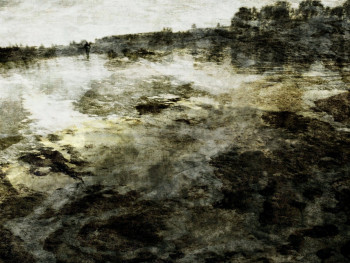 Œuvre contemporaine nommée « No Man's Land..... », Réalisée par PHILIPPE BERTHIER