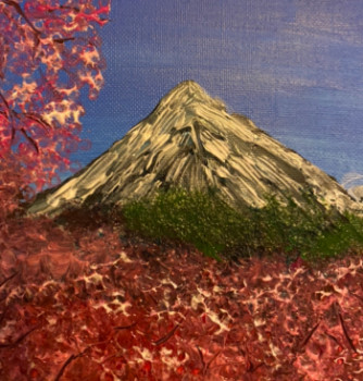 Œuvre contemporaine nommée « Mont fuji », Réalisée par VICTOIRE