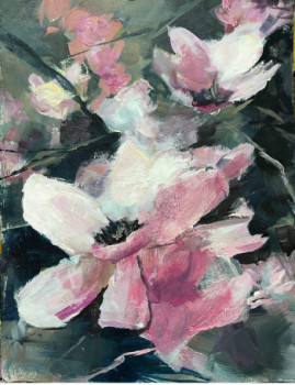 Œuvre contemporaine nommée « Magniola forever », Réalisée par VIVIANE LESZCZYNSKI