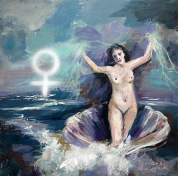 Œuvre contemporaine nommée « Venus », Réalisée par VIVIANE LESZCZYNSKI