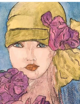 Œuvre contemporaine nommée « BEAUTÉ DES ANNÉES TRENTE », Réalisée par ANNE-B