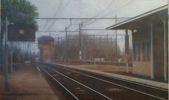Œuvre contemporaine nommée « La gare sans Lazare », Réalisée par DARMSTADTER