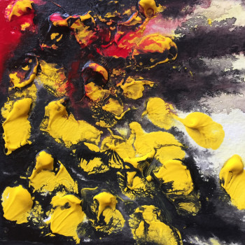 Œuvre contemporaine nommée « Technique Mixte 5011 », Réalisée par ANNE GERBIER