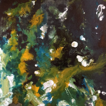 Œuvre contemporaine nommée « Technique Mixte 5014 », Réalisée par ANNE GERBIER