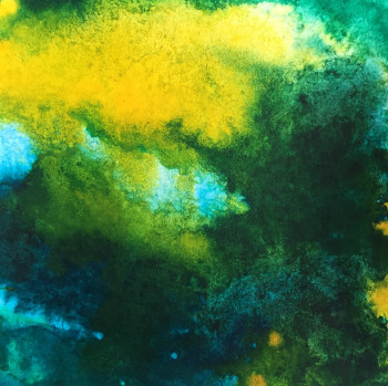 Œuvre contemporaine nommée « Technique Mixte 5016 », Réalisée par ANNE GERBIER