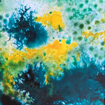 Œuvre contemporaine nommée « Technique Mixte 5017 », Réalisée par ANNE GERBIER