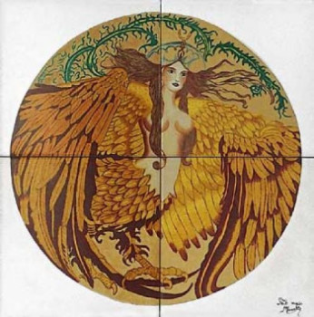 Œuvre contemporaine nommée « La Femme aigle », Réalisée par MONETTE