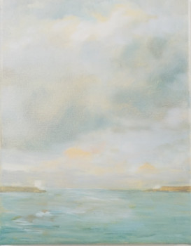 Œuvre contemporaine nommée « Digues de Saint Jean de Luz », Réalisée par SOPHIE DE SAGAZAN