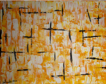 Œuvre contemporaine nommée « Peinture acrylique 5021 », Réalisée par BELMUDéS