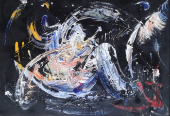 Œuvre contemporaine nommée « Abstract Empire », Réalisée par HERCO VITULLI DIT HERCO