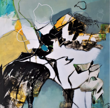 Œuvre contemporaine nommée « Broussailles », Réalisée par MONIQUE DOUVIER