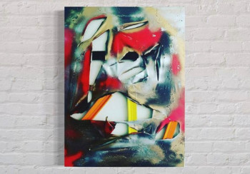 Œuvre contemporaine nommée « I break the codes two », Réalisée par PLUTINO JEROME