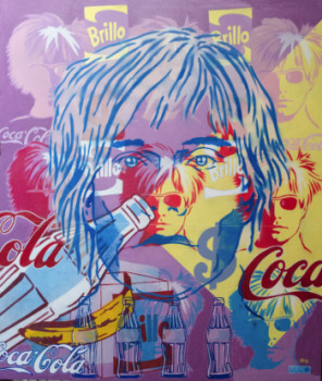 Œuvre contemporaine nommée « Hommage à Warhol », Réalisée par MURZO