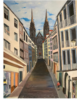 Œuvre contemporaine nommée « Rue des Gras », Réalisée par GERARD DE FENZO