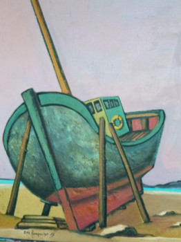 Œuvre contemporaine nommée « BATEAU », Réalisée par RAMSERIC