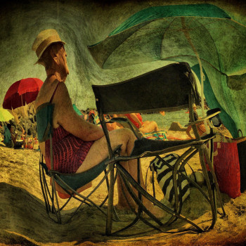 Œuvre contemporaine nommée « La plage », Réalisée par STAUMONT