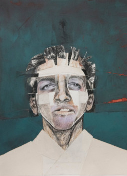 Œuvre contemporaine nommée « Portrait n°5 "H. les yeux clairs" », Réalisée par BONNARD