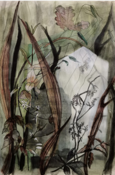 Œuvre contemporaine nommée « Cabane en forêt », Réalisée par VAL