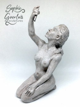 Œuvre contemporaine nommée « Selfie Girl », Réalisée par SOPHIE GUERLAIS