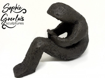 Œuvre contemporaine nommée « Lobotomisé », Réalisée par SOPHIE GUERLAIS