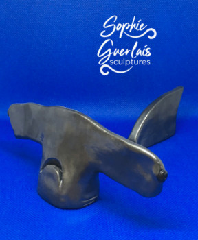Œuvre contemporaine nommée « Requin marteau », Réalisée par SOPHIE GUERLAIS