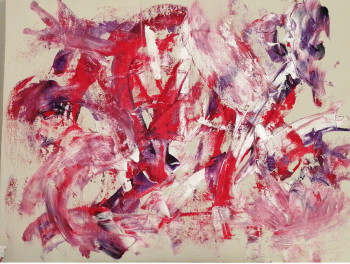 Œuvre contemporaine nommée « Dragon rose du cœur », Réalisée par CATHERINE CORNET