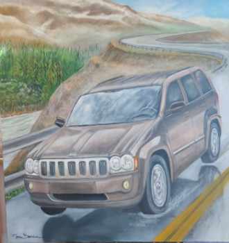 Œuvre contemporaine nommée « " Grand Cherokee.." », Réalisée par MARC DANCRE