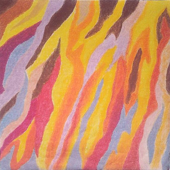 Œuvre contemporaine nommée « "Flammes" », Réalisée par GINNA