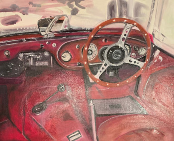 Œuvre contemporaine nommée « Cabriolet Mercedes Benz », Réalisée par FRANçOIS RENé