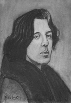 Œuvre contemporaine nommée « Le portrait de Oscar Wilde », Réalisée par MARIT REFSNES