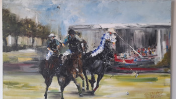 Œuvre contemporaine nommée « "POLO A GASSIN " », Réalisée par RODRIGUE HORNEZ